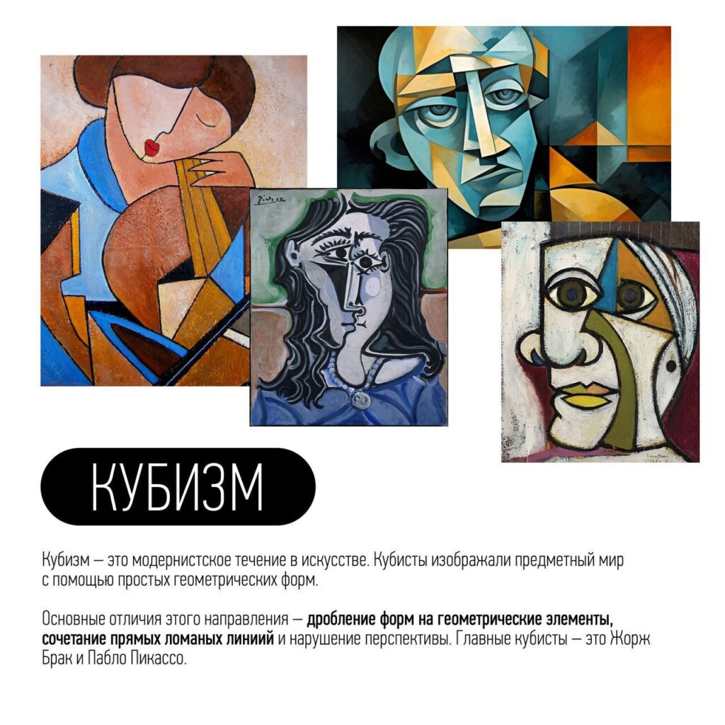 Характеристики кубизма