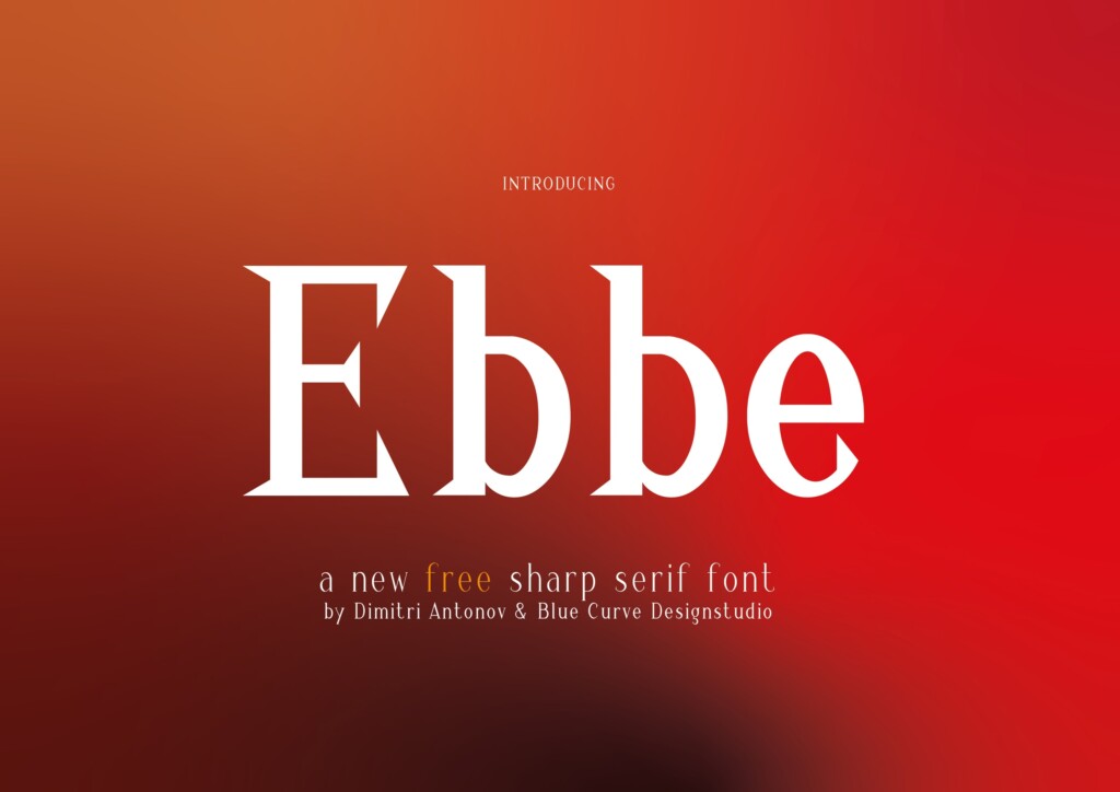 Шрифт Ebbe