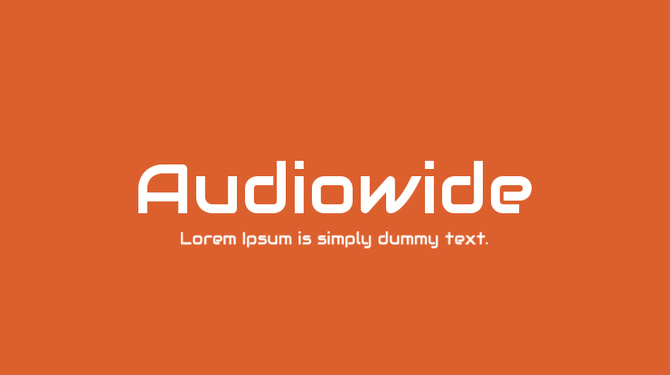 Промо Audiowide