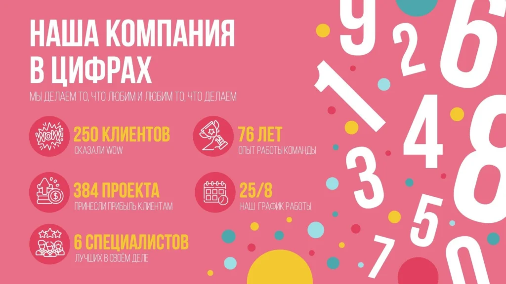 Winterberry в иконках на слайде